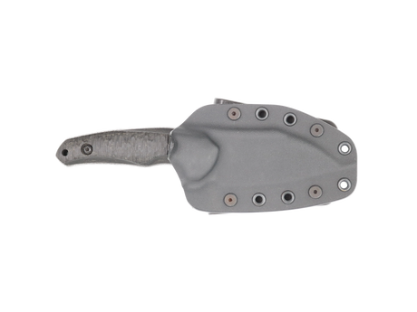 HawkKnife T09 N690 Schwarz mit schwarzer Kydex-Scheide