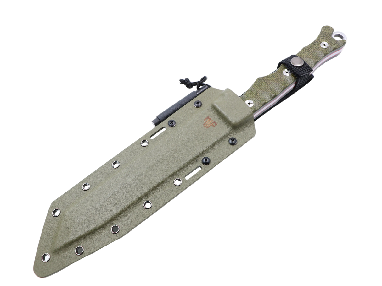 Feuerstahl für Terra Joe X – Zündstahl passend zur olivgrünen Kydexscheide (Einzelansicht)