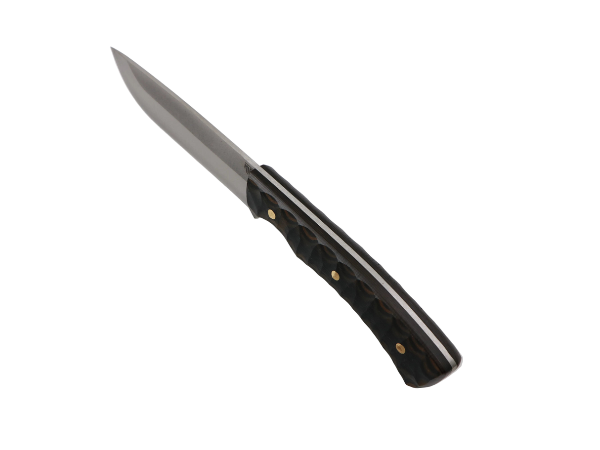 MF Waldgeist Messer mit robuster T10-Griffschale und Lederscheide