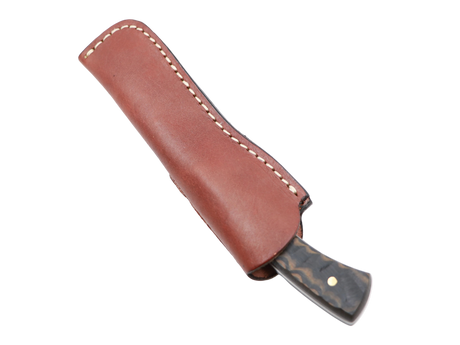 MF Waldgeist Outdoor Messer T10 Griff im Lederholster