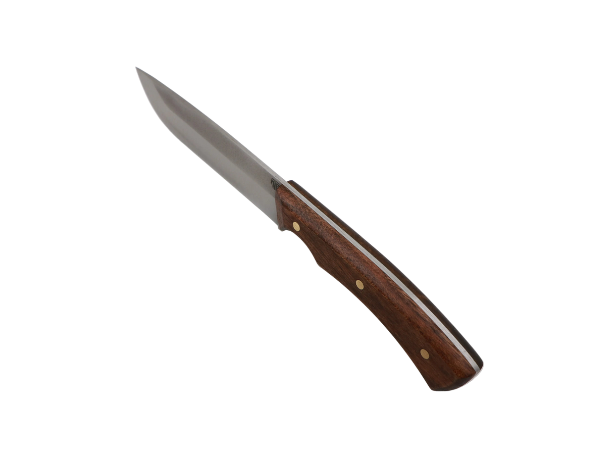 Seitenansicht MF Waldgeist Walnuss Messer Full-Tang 1.4116