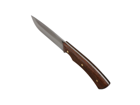 Seitenansicht MF Waldgeist Walnuss Messer Full-Tang 1.4116