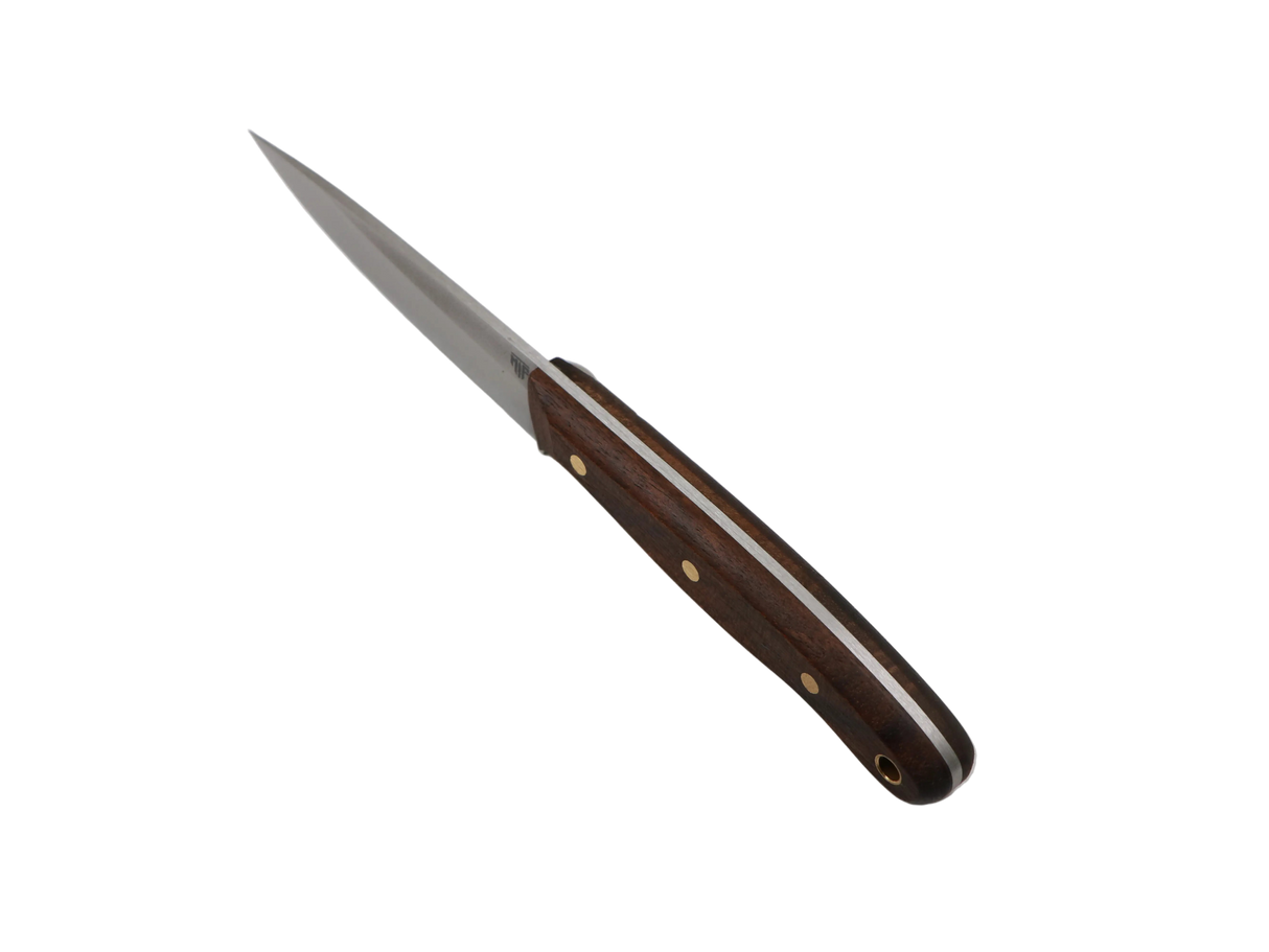 MF Waldspitze Messer Walnussgriff Seitenansicht 95 mm Klinge