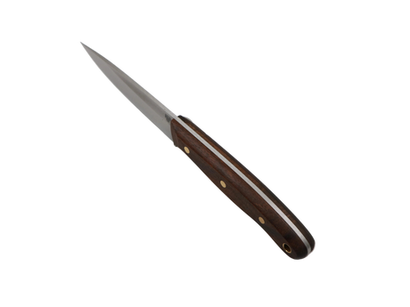 MF Waldspitze Messer Walnussgriff Seitenansicht 95 mm Klinge
