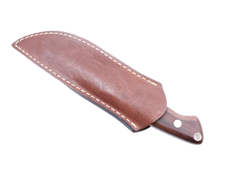 Hochwertiges Messer aus der Waldserie – robustes Outdoor- und Jagdmesser mit langlebiger Klinge, ergonomischem Griff und handgefertigter Lederscheide. Perfekt für Naturfreunde und Abenteurer.