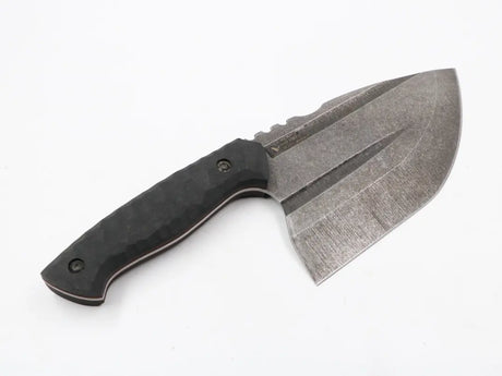 80CrV2 Carbonstahlklinge des MF Megalodon – Draufsicht