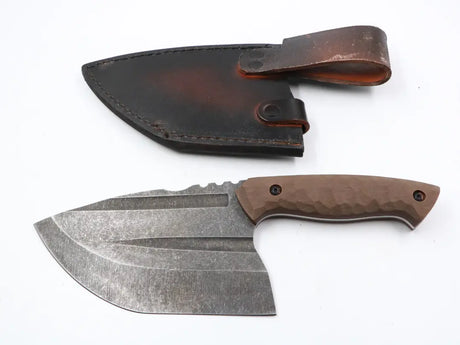 MF Megalodon Messer mit Lederholster – Komplettset