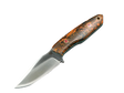 Messerfieber Eldur Micarta 1 mit D2-Klinge, orange-schwarz gemustertem Griff und türkisfarbenem G10-Liner