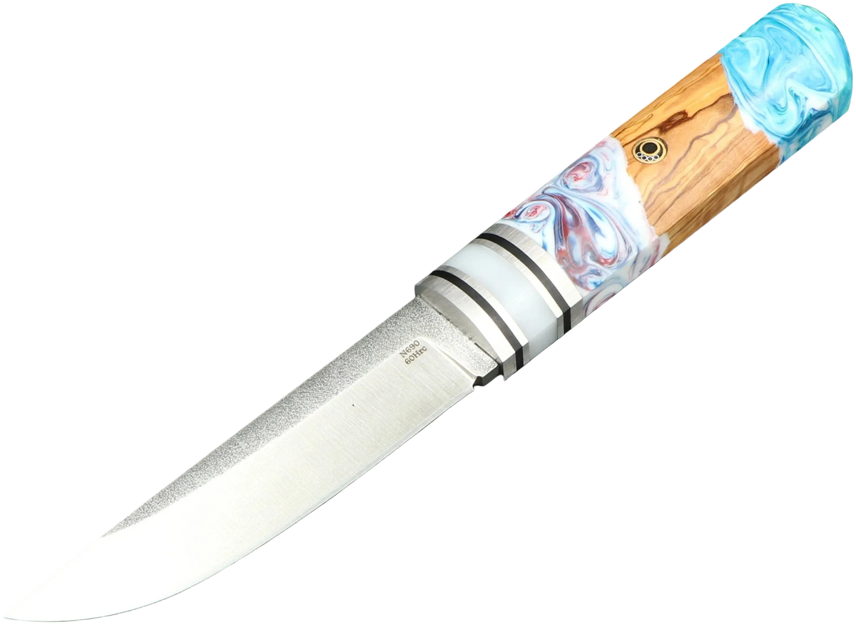 Messerfieber Kajo – Griff 5, Seitenansicht mit N690-Klinge