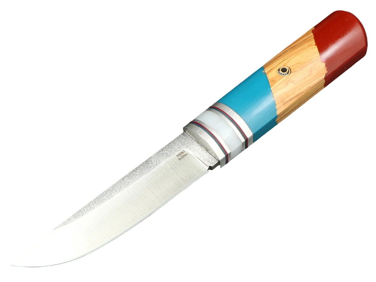 Messerfieber Kajo – Griff 6, Seitenansicht mit N690-Klinge