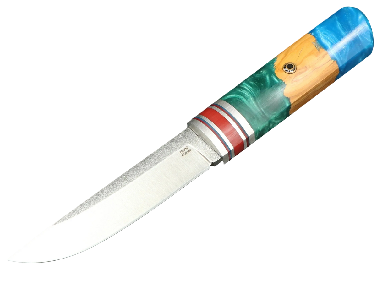 Messerfieber Kajo – Griff 12, Seitenansicht mit N690-Klinge