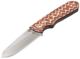 Messerfieber Lund mit D2-Klinge und Griffvariante Brown Pattern