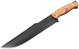 Messerfieber Skogr mit schwarzer 80CrV2-Klinge und Olivenholzgriff