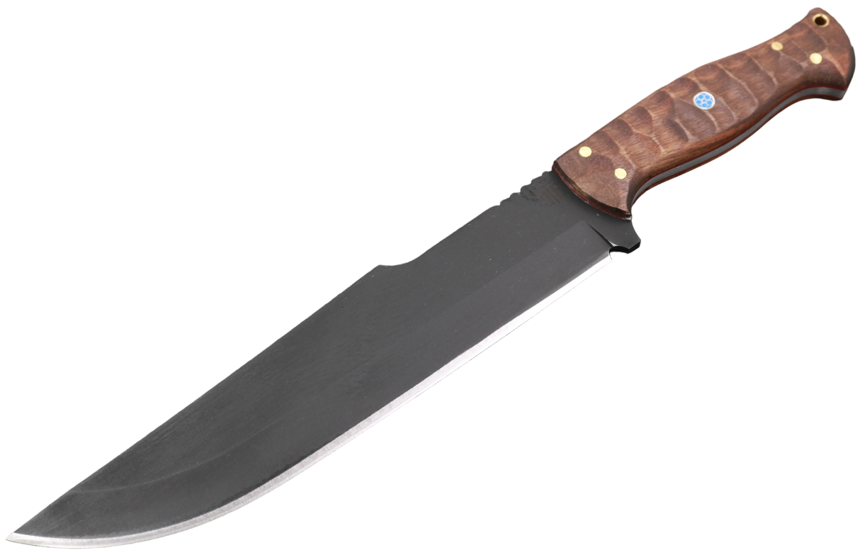 Messerfieber Skogr mit schwarzer 80CrV2-Klinge und Walnussholzgriff