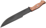 Messerfieber Skogr Walnussholz mit 240 mm langer schwarzer Klinge