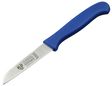 Messerfieber Solinger Zöppken mit blauem Kunststoffgriff und Handabzug