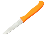 Messerfieber Solinger Zöppken mit orangem Kunststoffgriff in Seitenansicht