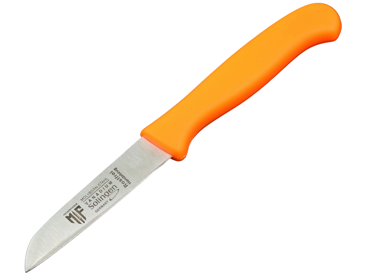 Messerfieber Solinger Zöppken mit orangem Kunststoffgriff und Molybdän-Vanadium-Klinge