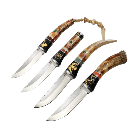 Knife fever staghorn blade