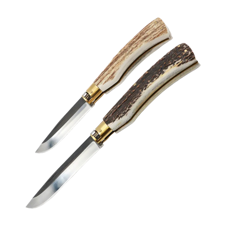 Detailaufnahme des Hirschhorngriffes vom Modell H1 und H2