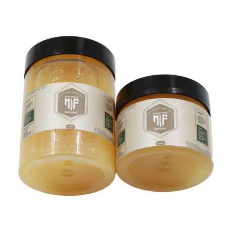 Beeshine Pflegebalsam 50 ml und 100 ml – natürliche Messerpflege für Holz, Leder und Carbonstahl in weißer Box