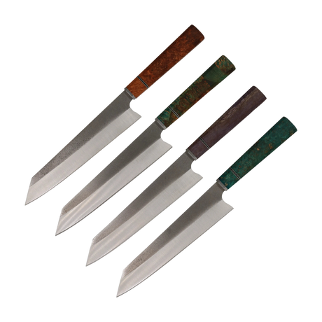 HAWK KNIFE Kiritsuke Küchenmesser N690 mit Maserung Grif.