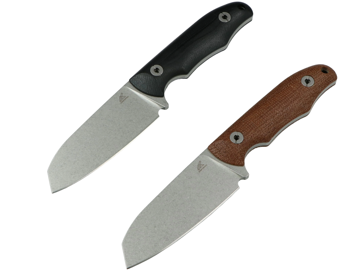 SCHATTENGRAD Arduum Ridge – Schwarz mit G10 und Braun mit Micarta