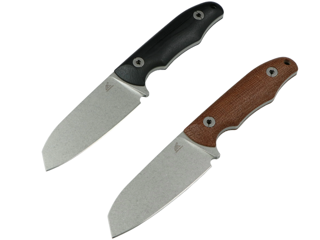 SCHATTENGRAD Arduum Ridge – Schwarz mit G10 und Braun mit Micarta