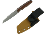 SCHATTENGRAD Arduum Ridge – Braun mit Kydexscheide und Gürtelclip