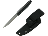 SCHATTENGRAD Flumen Vale – Schwarz mit Kydexscheide und Gürtelclip