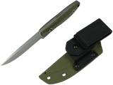 SCHATTENGRAD Flumen Vale – Grün mit Kydexscheide und Gürtelclip