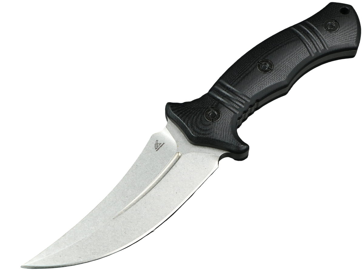 SCHATTENGRAD Gelid mit CPM-S45VN-Klinge und schwarzem G10-Griff in Seitenansicht