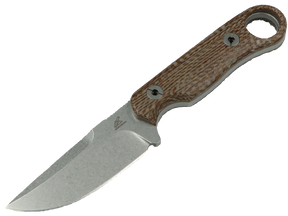 SCHATTENGRAD Kamm Dawn Grau mit Micarta-Griff