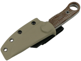 SCHATTENGRAD Kamm Dawn Grau mit Micarta-Griff und Kydexscheide