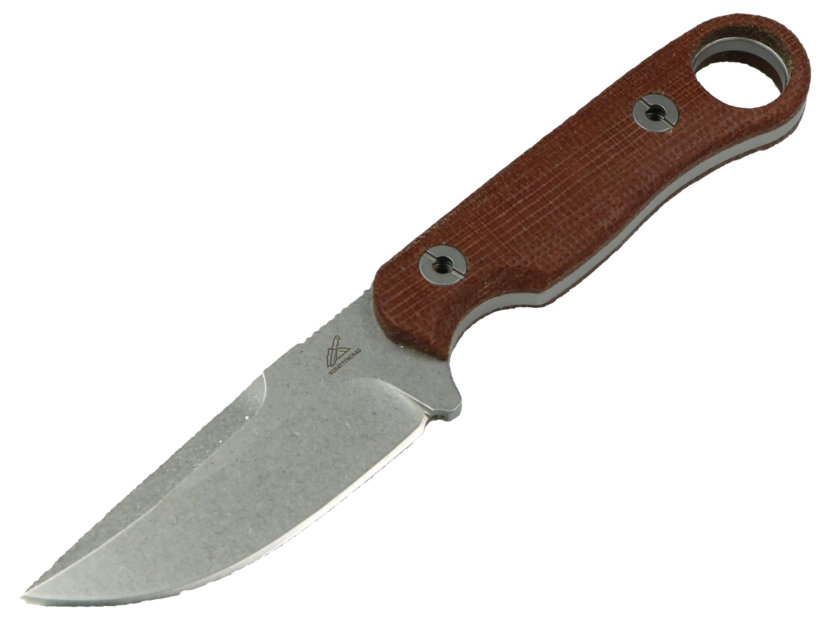 SCHATTENGRAD Kamm Dawn Braun mit Micarta-Griff