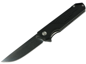 SCHATTENGRAD Montis Black – geöffnetes Klappmesser, Vorderseite