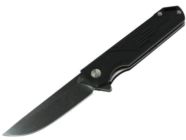 SCHATTENGRAD Montis Black – geöffnetes Klappmesser, Vorderseite