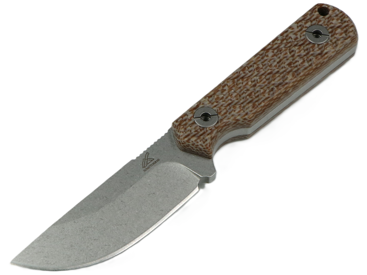 SCHATTENGRAD Nival Glacier Grau mit Micarta-Griff