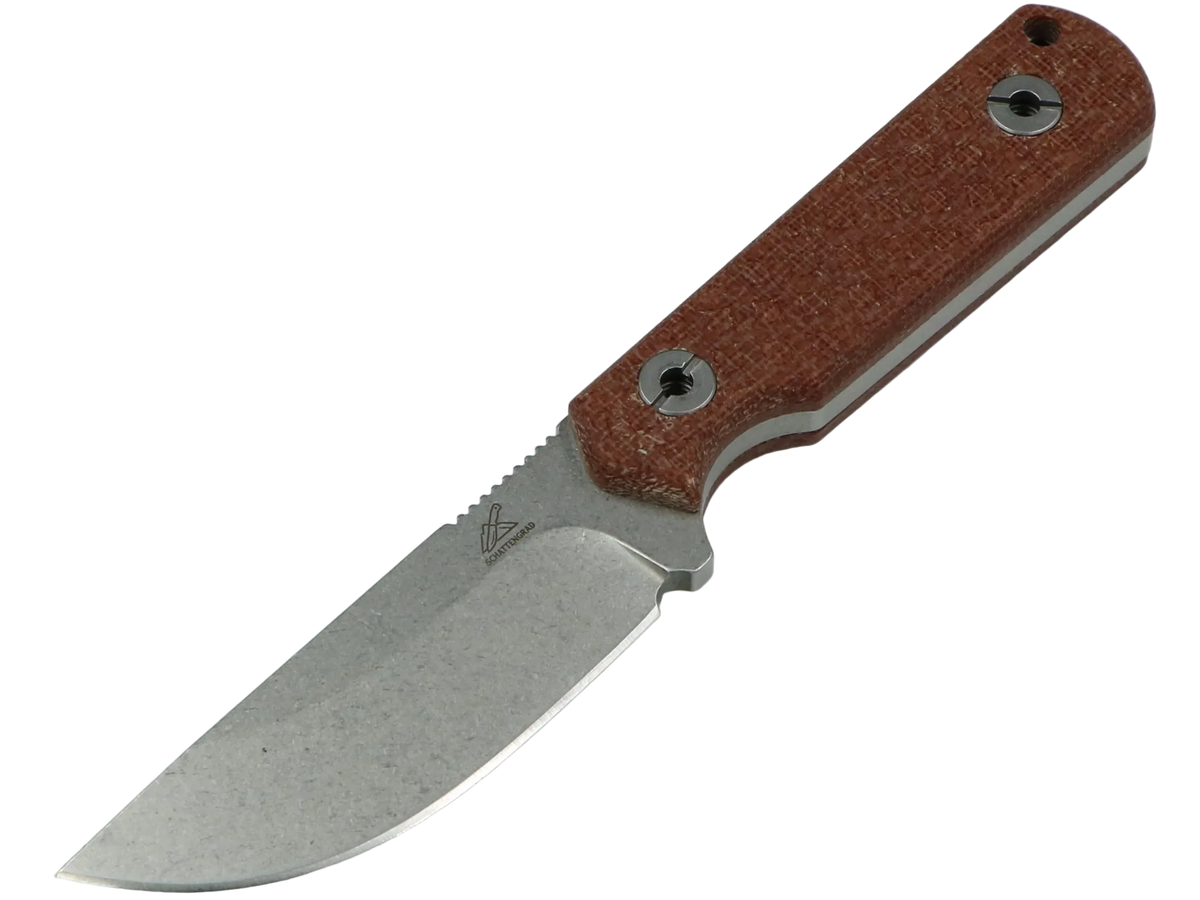 SCHATTENGRAD Nival Glacier Braun mit Micarta-Griff