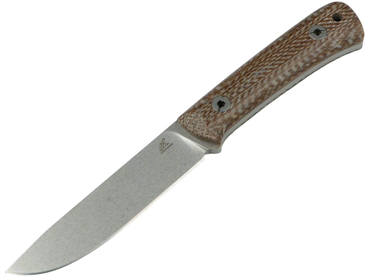 SCHATTENGRAD Talus Stone Grau mit Micarta-Griff